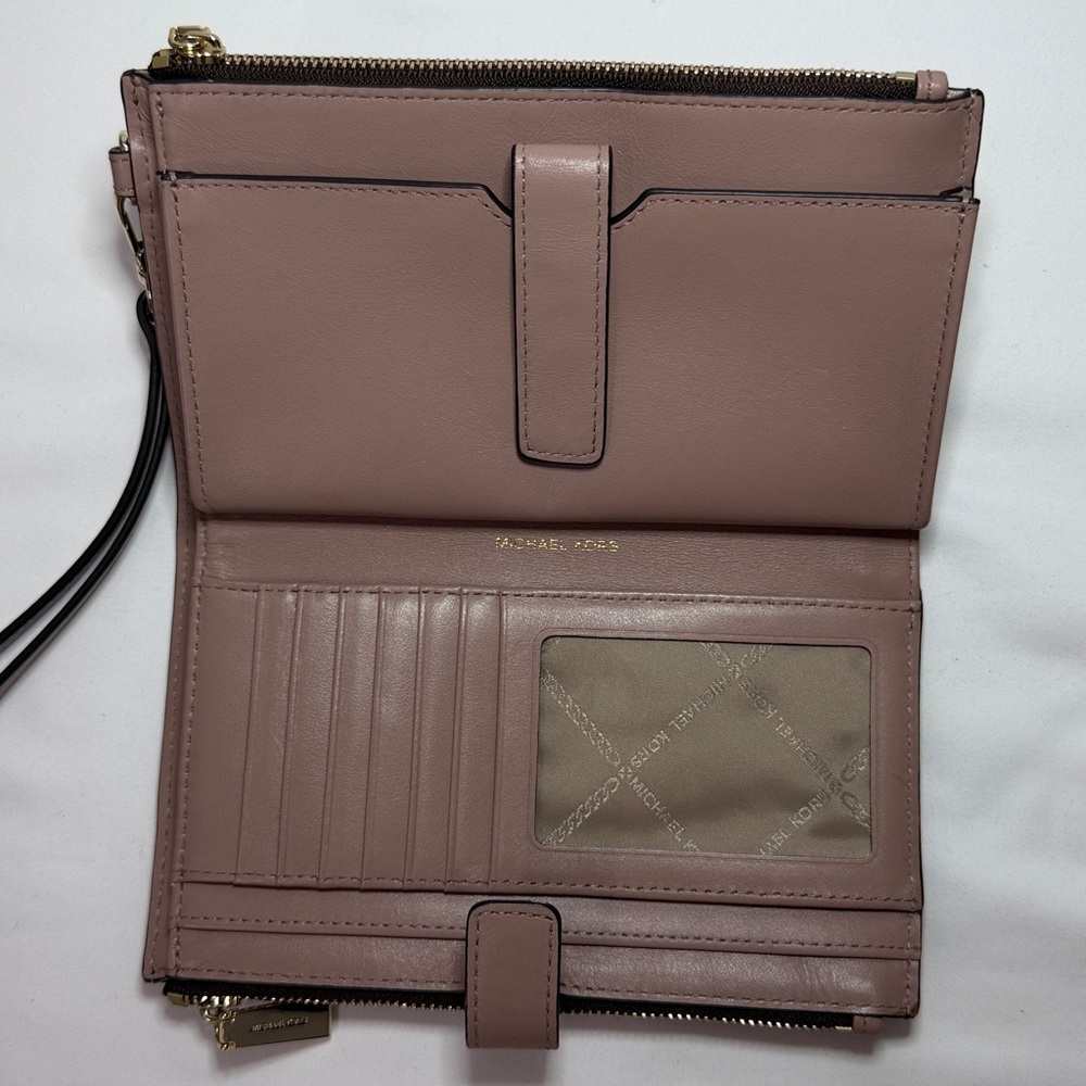 MICHAEL MICHAEL KORS‎ Adele Logo Smartphone wristlet Wallet - Picture 6 of 12